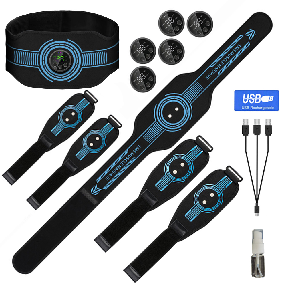 Home Gym Hack - Sabuk pembentuk otot perut, USB dapat