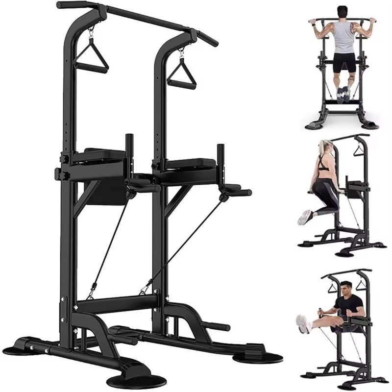 Pull Up Bar Tower - Alat Latihan Kekuatan Multifungsi Bar Pull-up