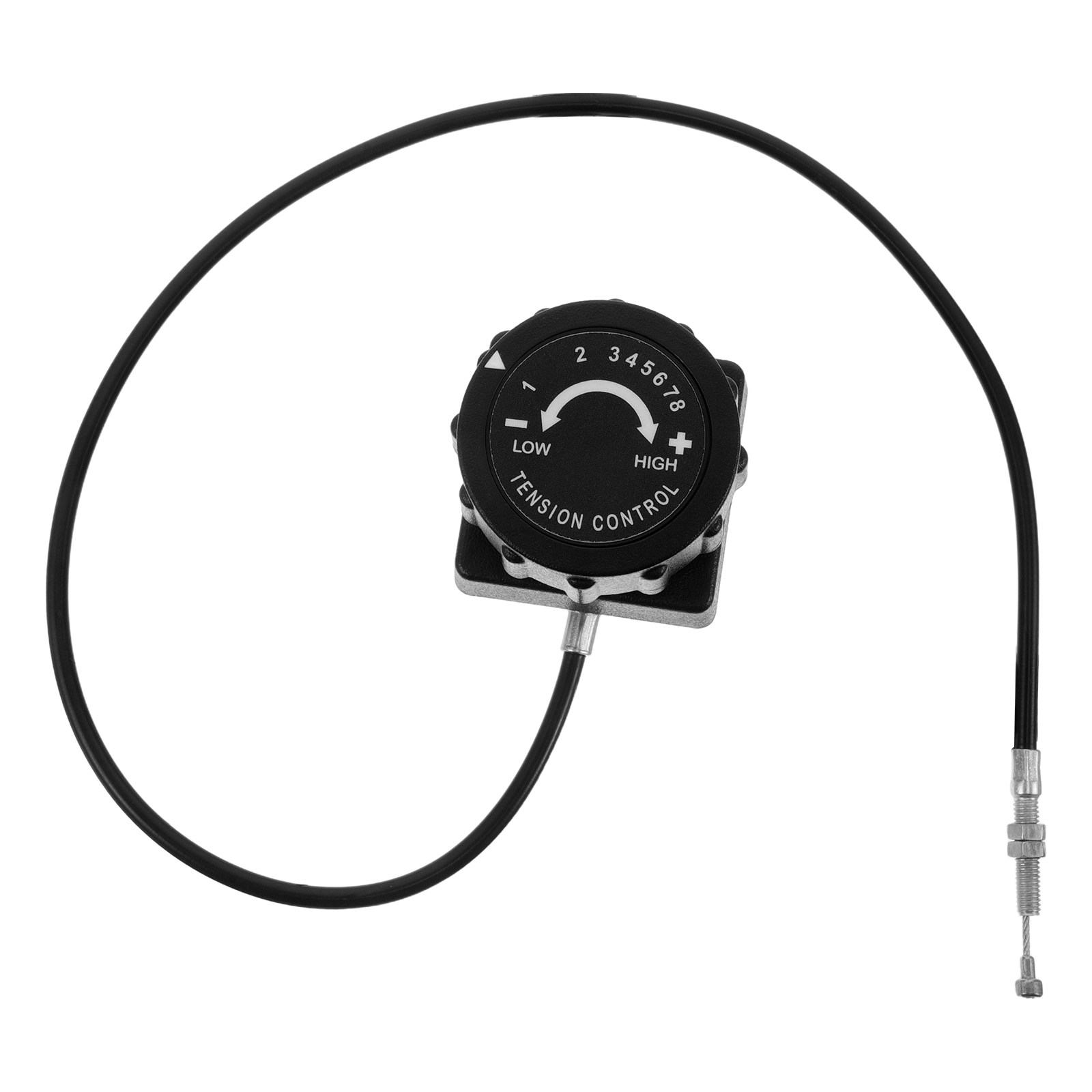 Pulley Home Gym - Pengontrol Tegangan Sepeda Statis 8-Tahap Mikro-Adjuster
