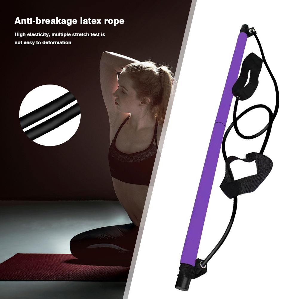 Home Gym Youtube - Tongkat Fitness Ringan dengan Tali Ekstensi
