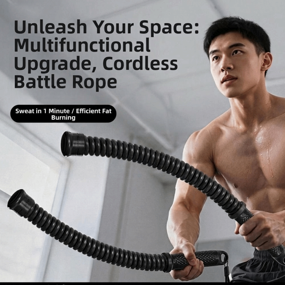 Battle Rope Heavy - 2 buah Tali Latihan Tanpa Kabel