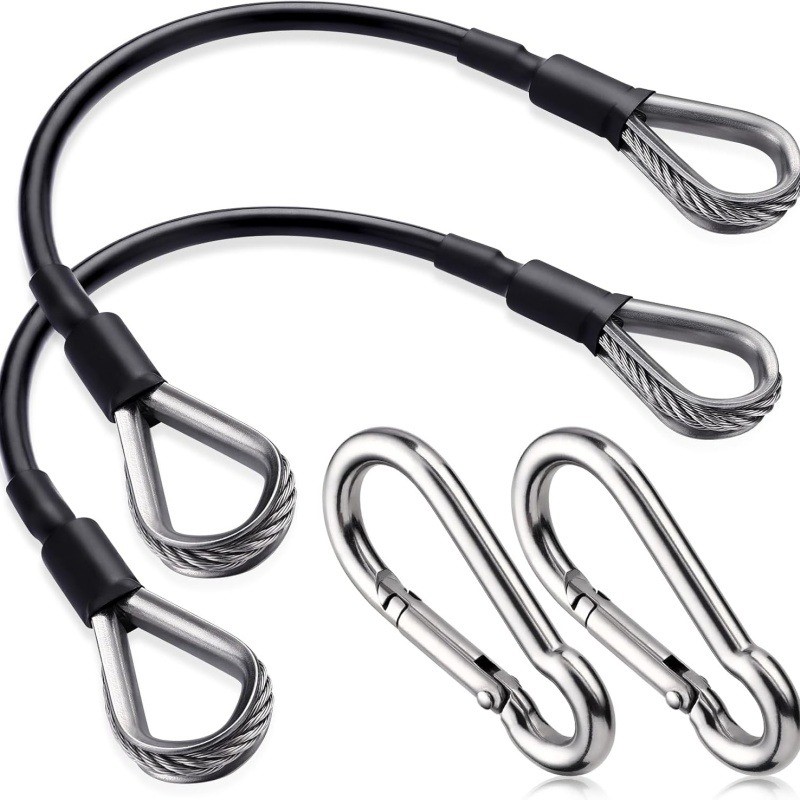 Lat Pulldown Cable - 1/2 Buah Kabel Ekstensi Gym 25cm