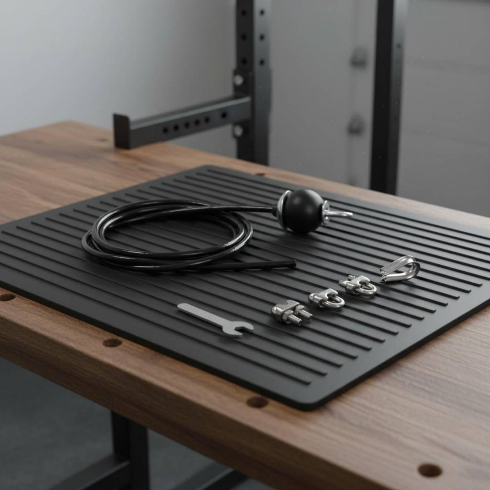 Pulley Home Gym - Kabel Katrol Baja yang Dapat Disesuaikan,
