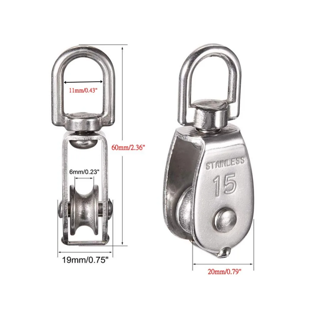 2/4 Buah M15 Rol Katrol Tungga - Pulley Home Gym ulasan dan harga