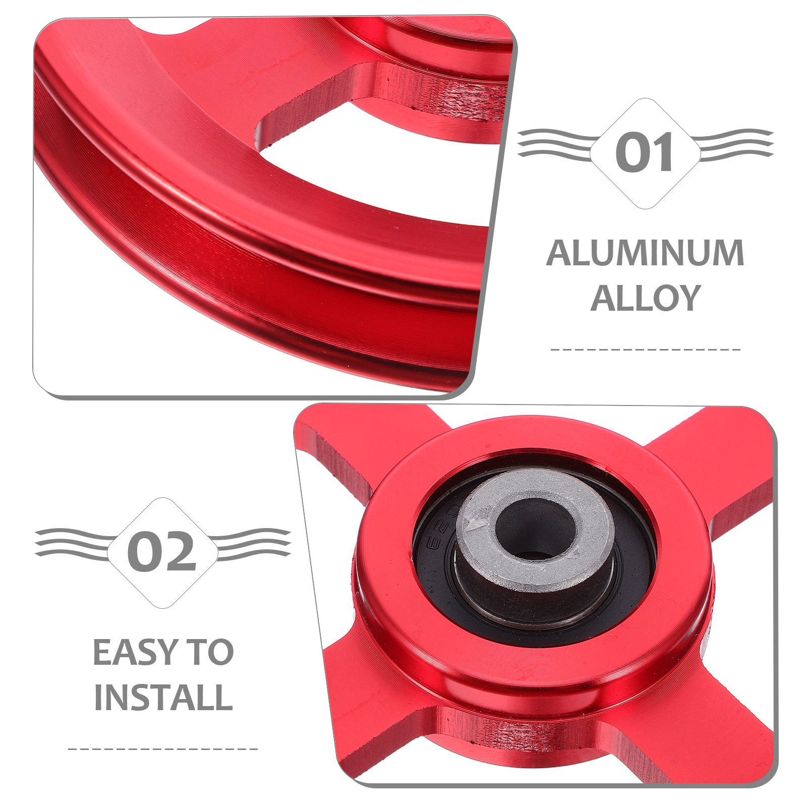 Roda Pulley Aluminium Alloy Me - Pulley Home Gym ulasan dan harga