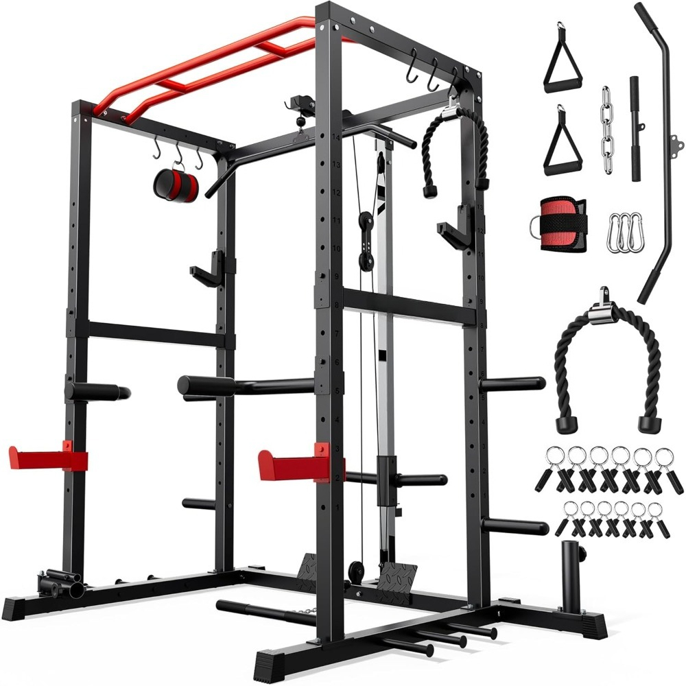 Rak Squat Power Cage Multi-Fun - Pulley Home Gym ulasan dan harga
