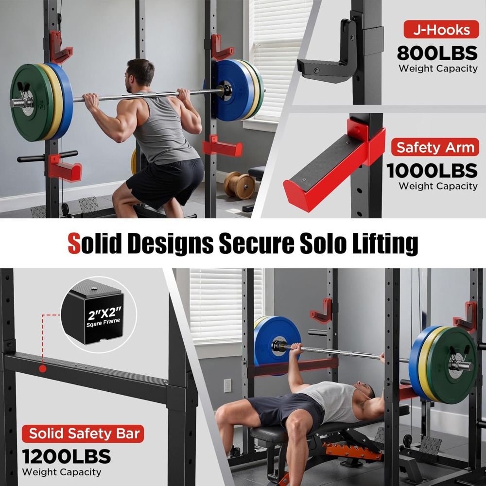 Rak Squat Power Cage Multi-Fun - Pulley Home Gym ulasan dan harga