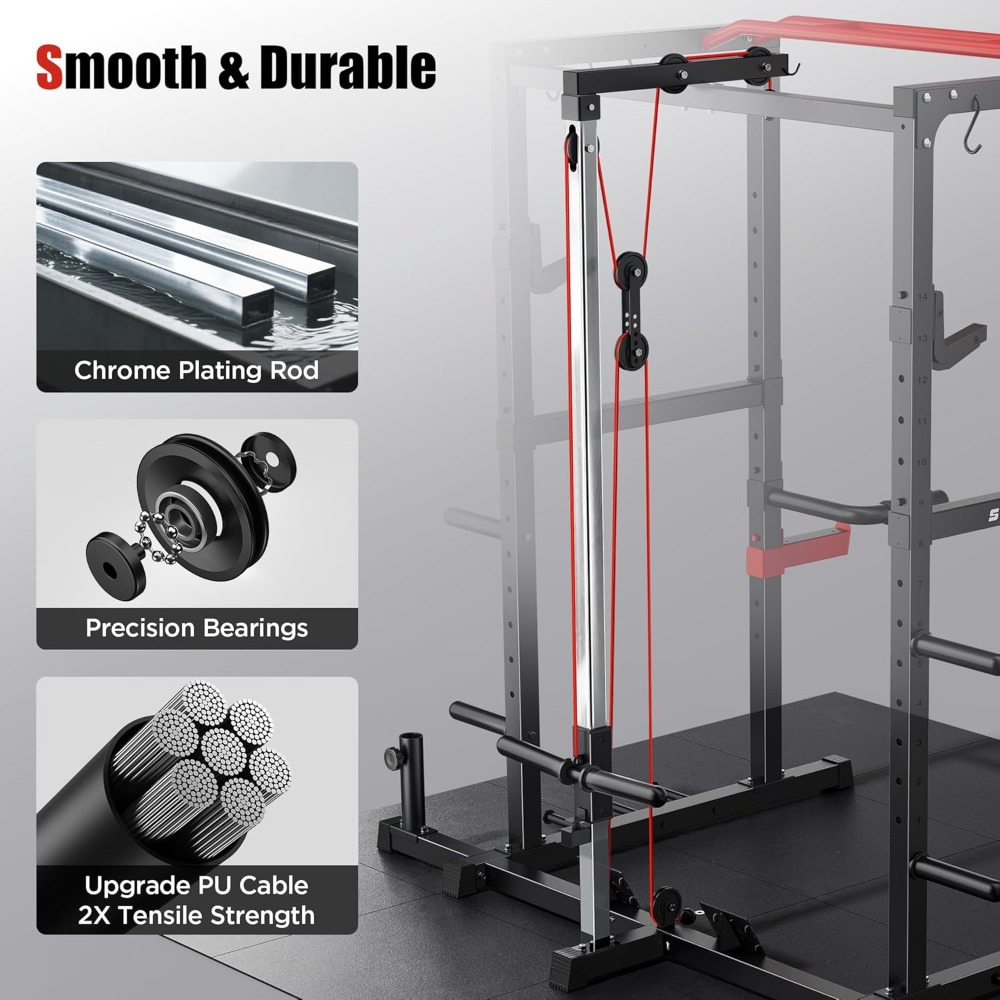 Rak Squat Power Cage Multi-Fun - Pulley Home Gym ulasan dan harga