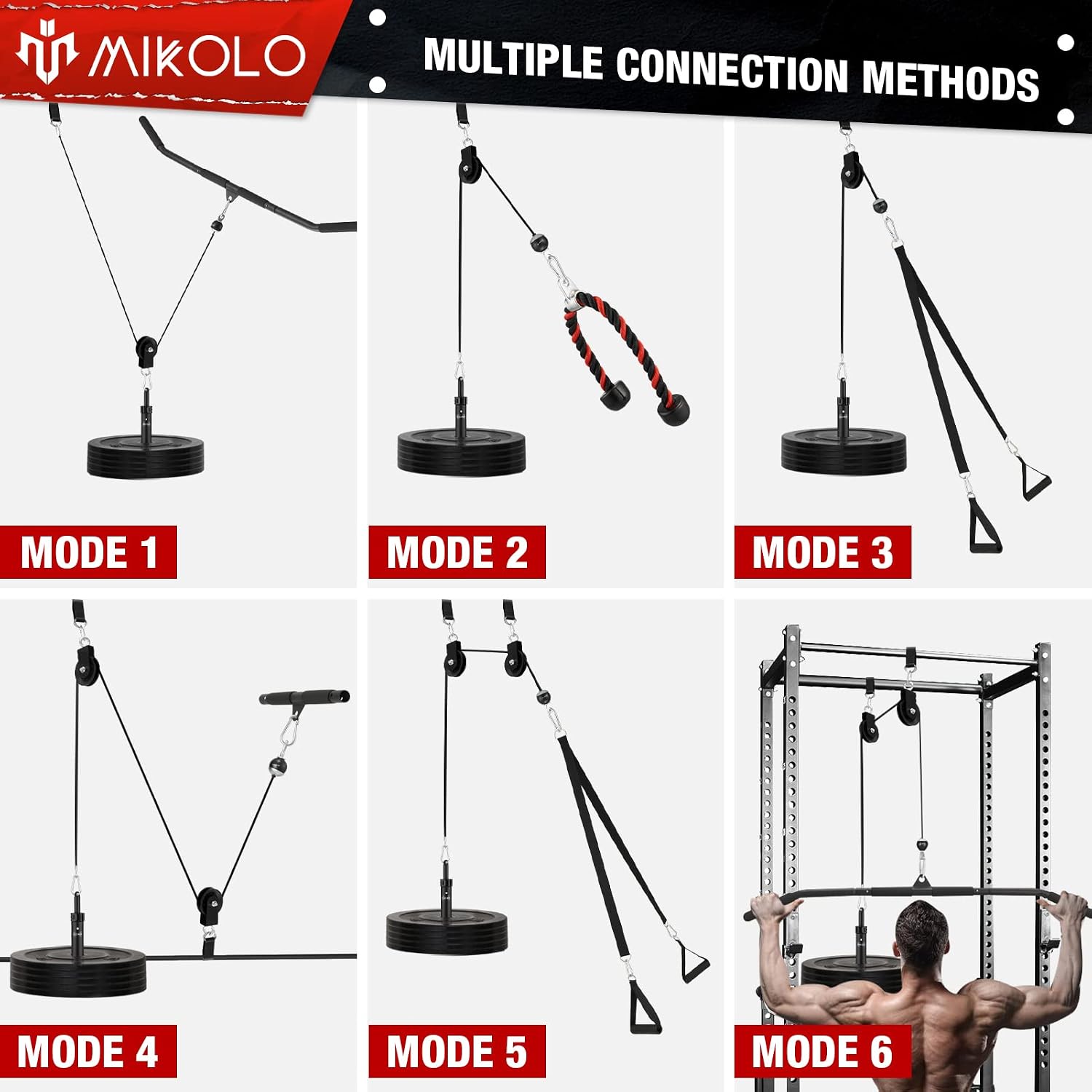 Sistem Katrol yang Ditingkatka - Pulley Home Gym ulasan dan harga
