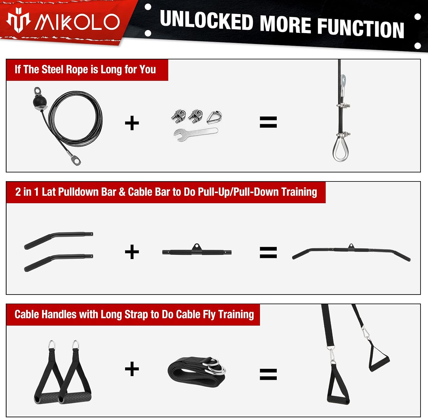 Sistem Katrol yang Ditingkatka - Pulley Home Gym ulasan dan harga