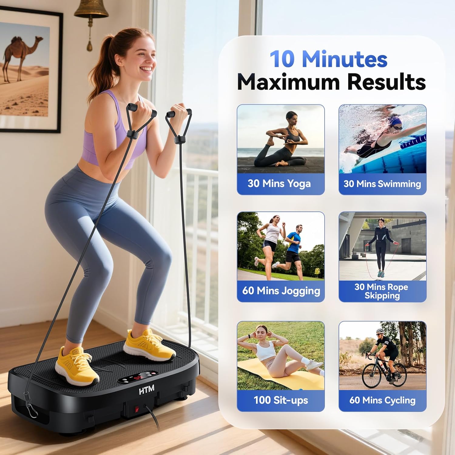 Papan Getar Pembakar Lemak Pla - Home Gym Hack ulasan dan harga