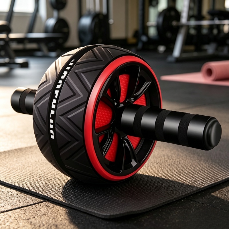 Roda Roller Ab Anti-Selip, Per - Home Gym Hack ulasan dan harga