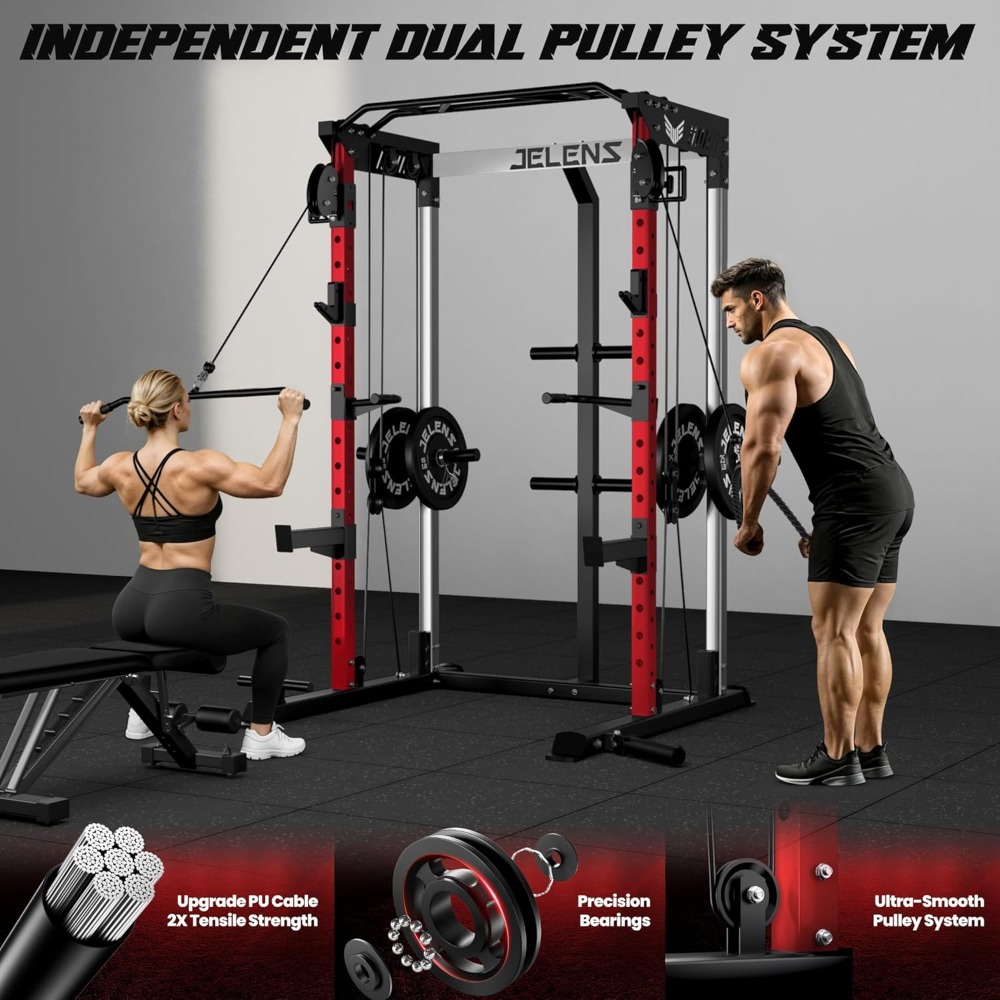 Rak Power Multi-Fungsi 2000LBS - Pulley Home Gym ulasan dan harga