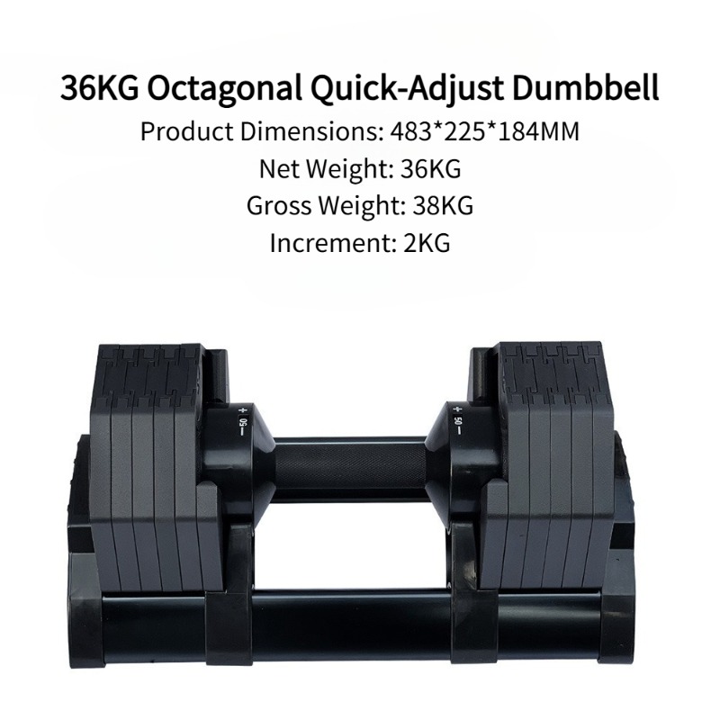 Dumbbell Oktagonal 36kg yang D - Home Gym Recommendations ulasan dan harga