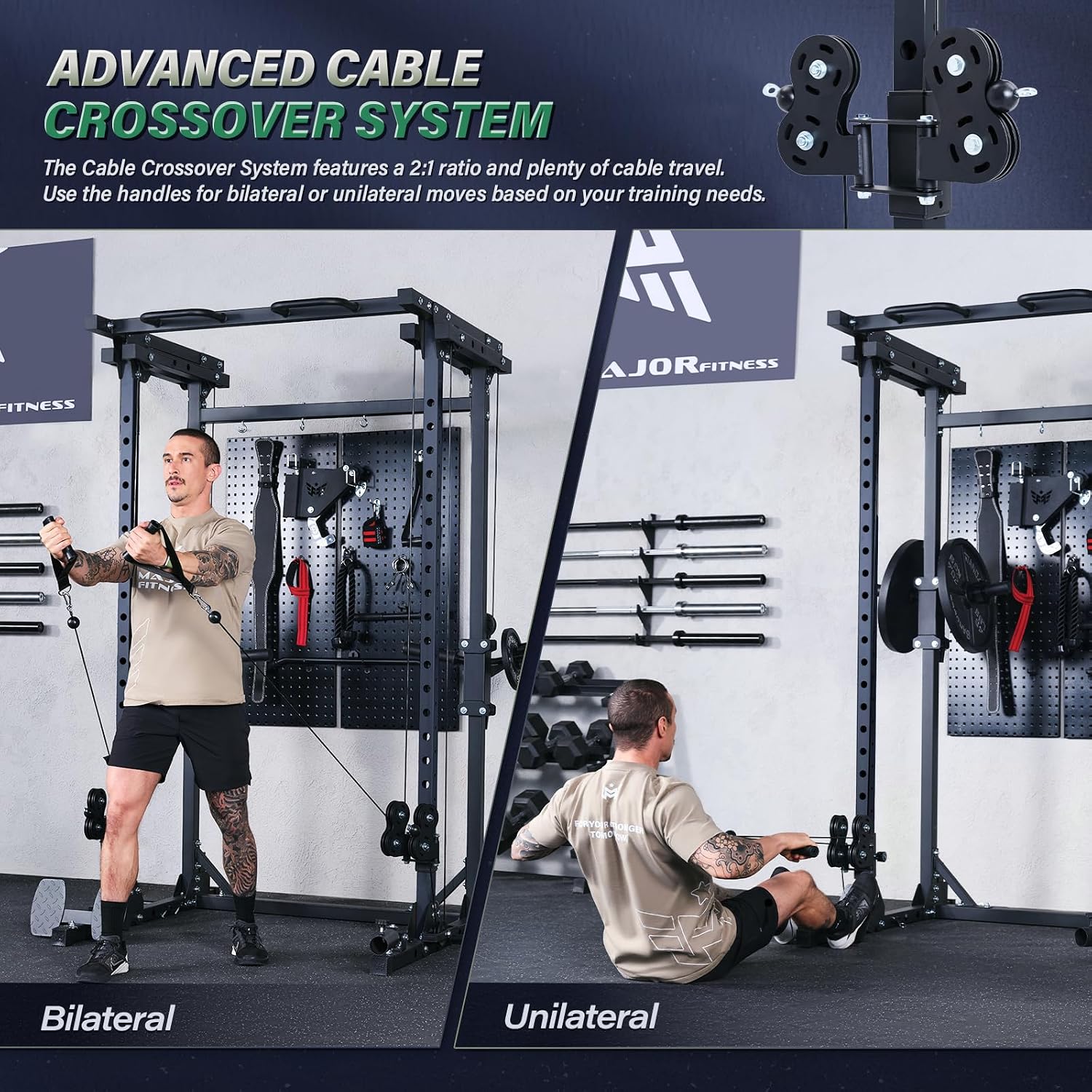 Rak Power Drone3, Rak Squat Gy - Pulley Home Gym ulasan dan harga