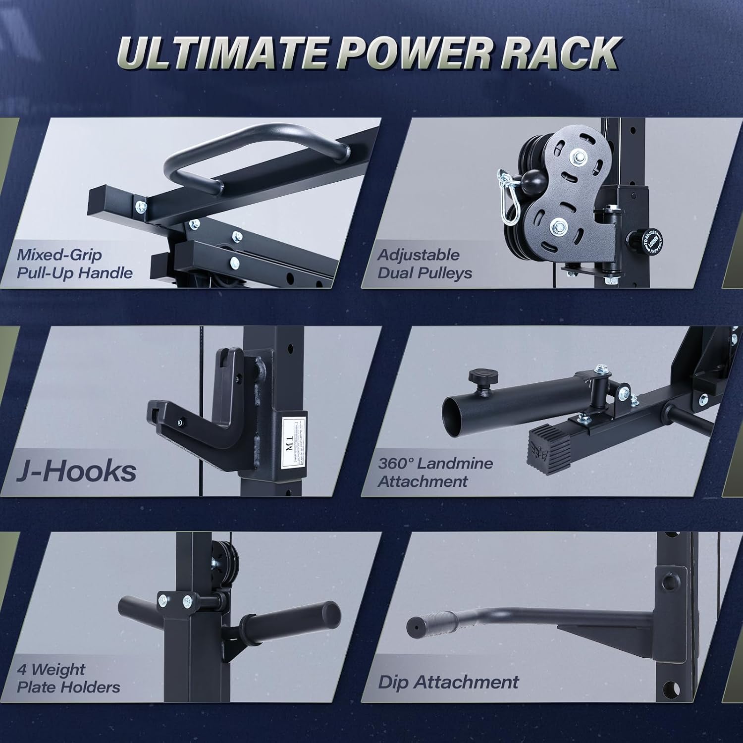 Rak Power Drone3, Rak Squat Gy - Pulley Home Gym ulasan dan harga