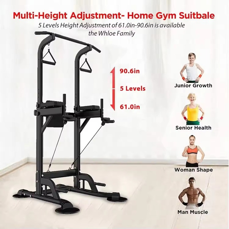 Alat Latihan Kekuatan Multifun - Pull Up Bar Tower ulasan dan harga