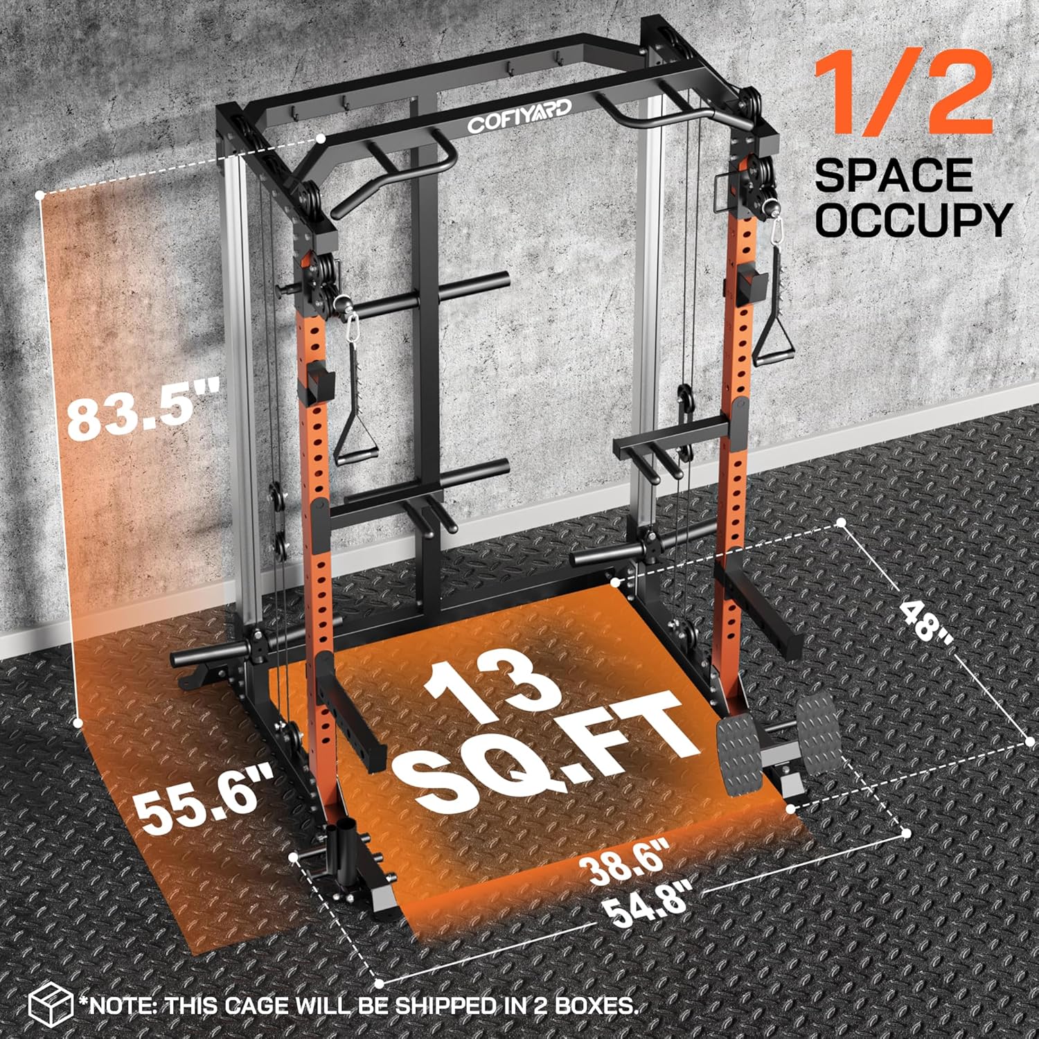 Power Cage, Power Rack dengan  - Pulley Home Gym ulasan dan harga
