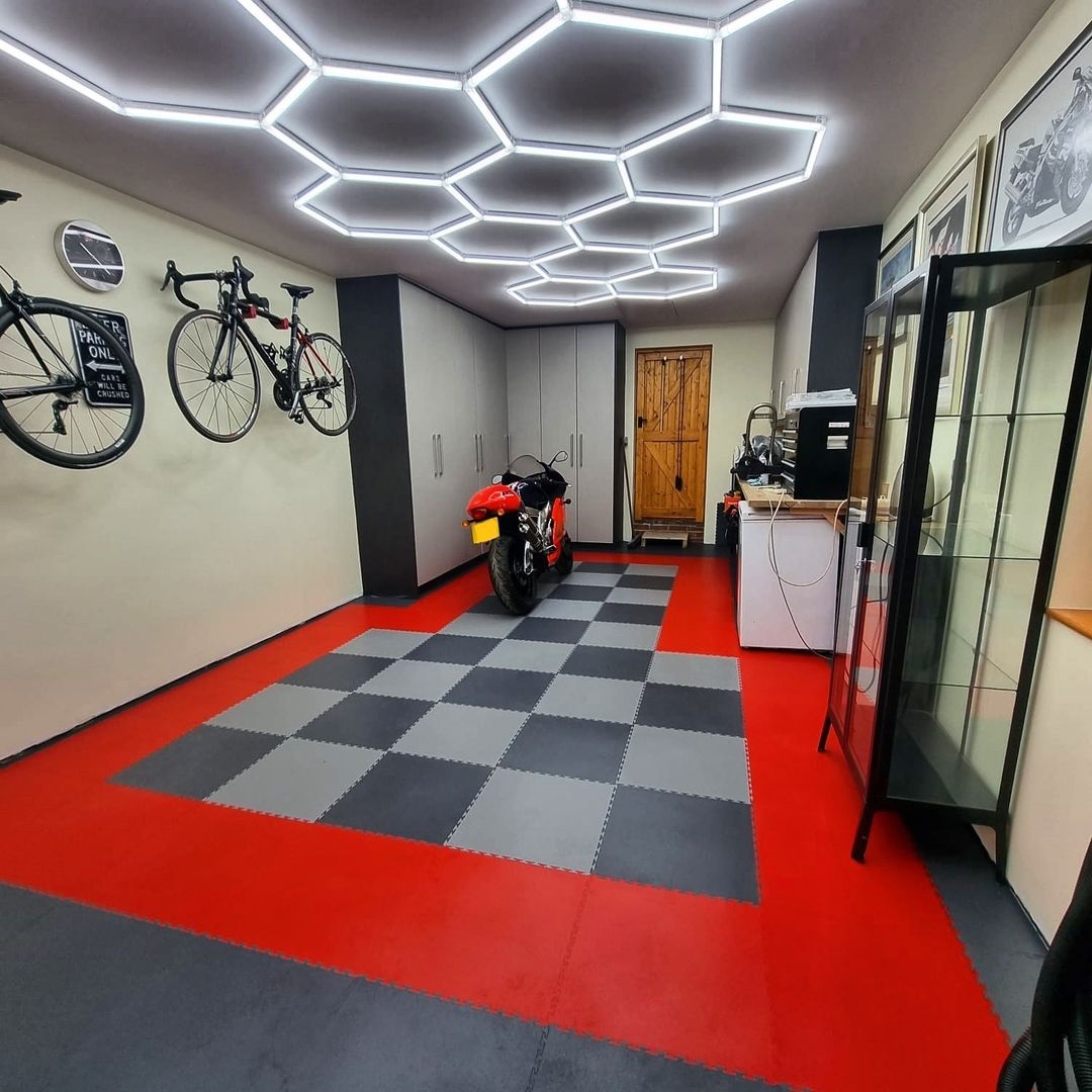 Lampu Garasi Heksagonal 110-24 - Home Gym Youtube ulasan dan harga