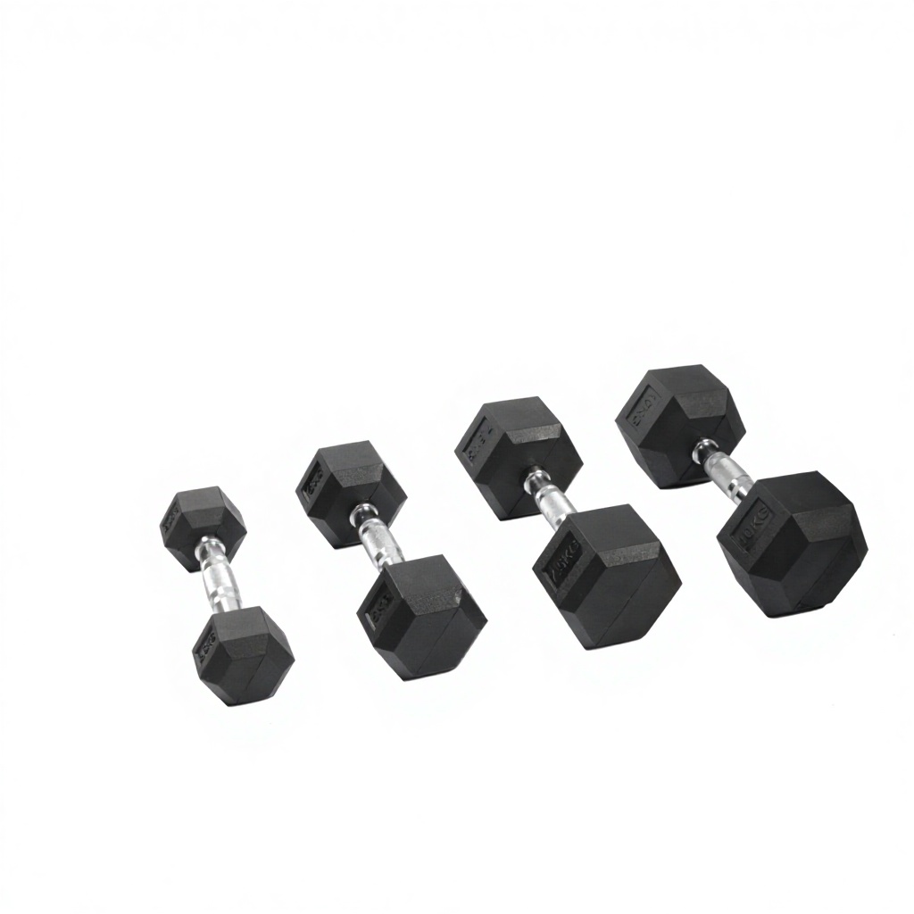 Dumbbell Hexagonal Berlapis Ka - Home Gym No Equipment ulasan dan harga
