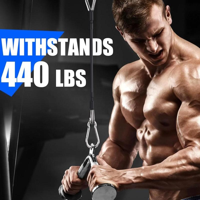 1/2 Buah Ekstensi Kabel Gym Ko - Lat Pulldown Cable ulasan dan harga