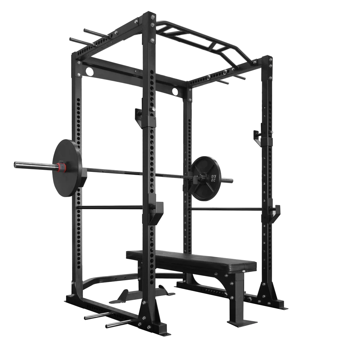 Rak Squat Baja Hitam untuk Pen - Home Gym Youtube ulasan dan harga