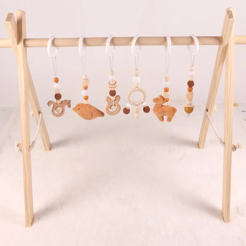 6 Buah Mainan Bayi Kayu Beech  - Home Gym Room ulasan dan harga