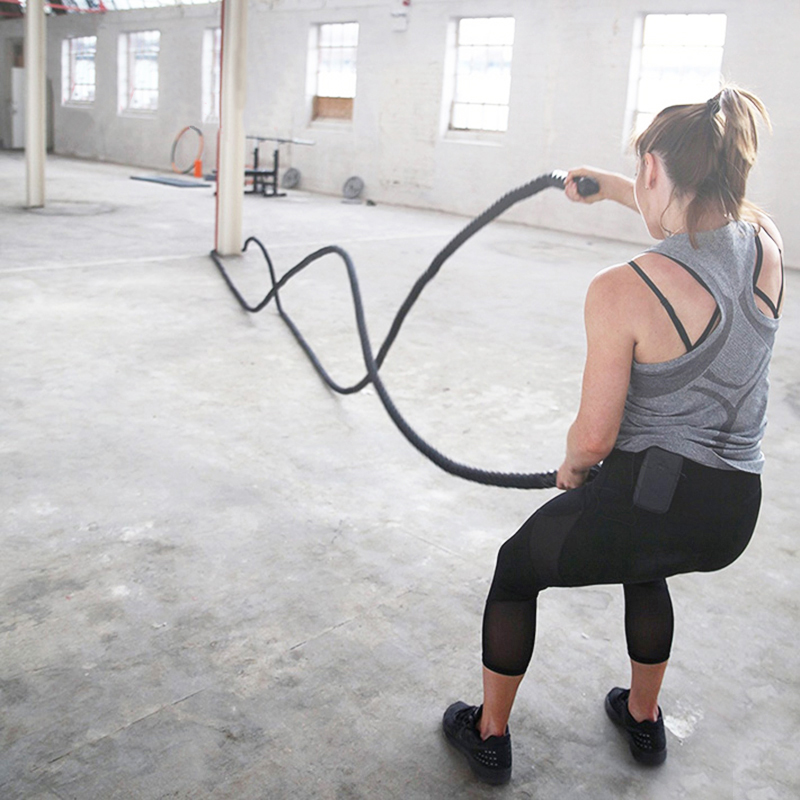 Tali Latihan Fitness 9M/12M/15 - Battle Rope Heavy ulasan dan harga