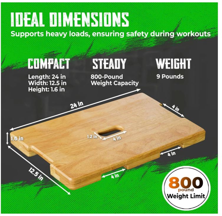 Papan Kebugaran Kayu Total Bod - Home Gym Total Fitness ulasan dan harga